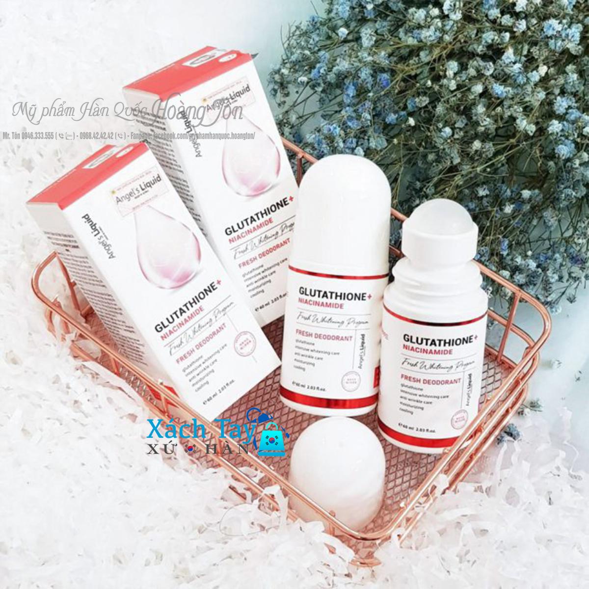 Lăn khử mùi, trị thâm nách Glutathione Hàn Quốc