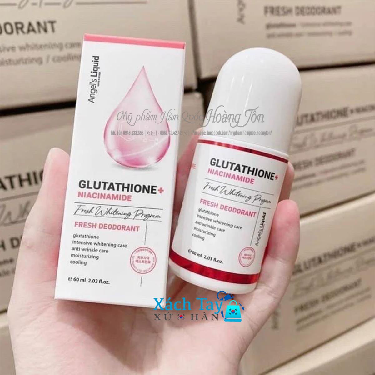 Lăn khử mùi, trị thâm nách Glutathione Hàn Quốc